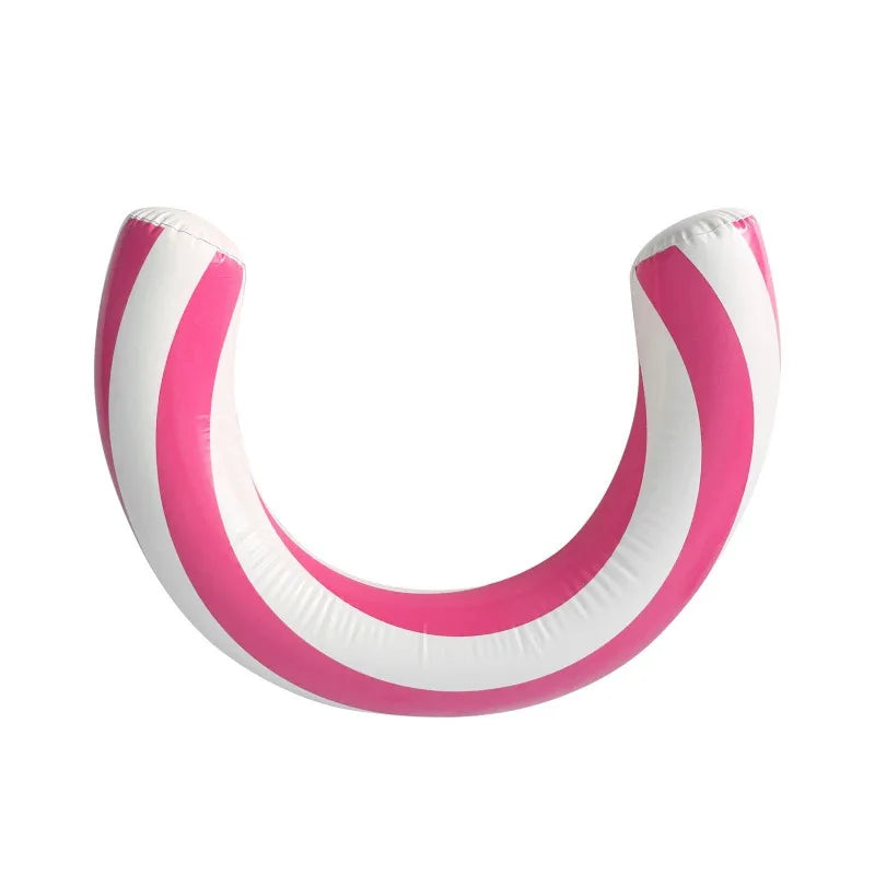 Inflatable Arc-Shaped Swim Ring for Adults | Pool Float Inflatable Pool Float Qme
