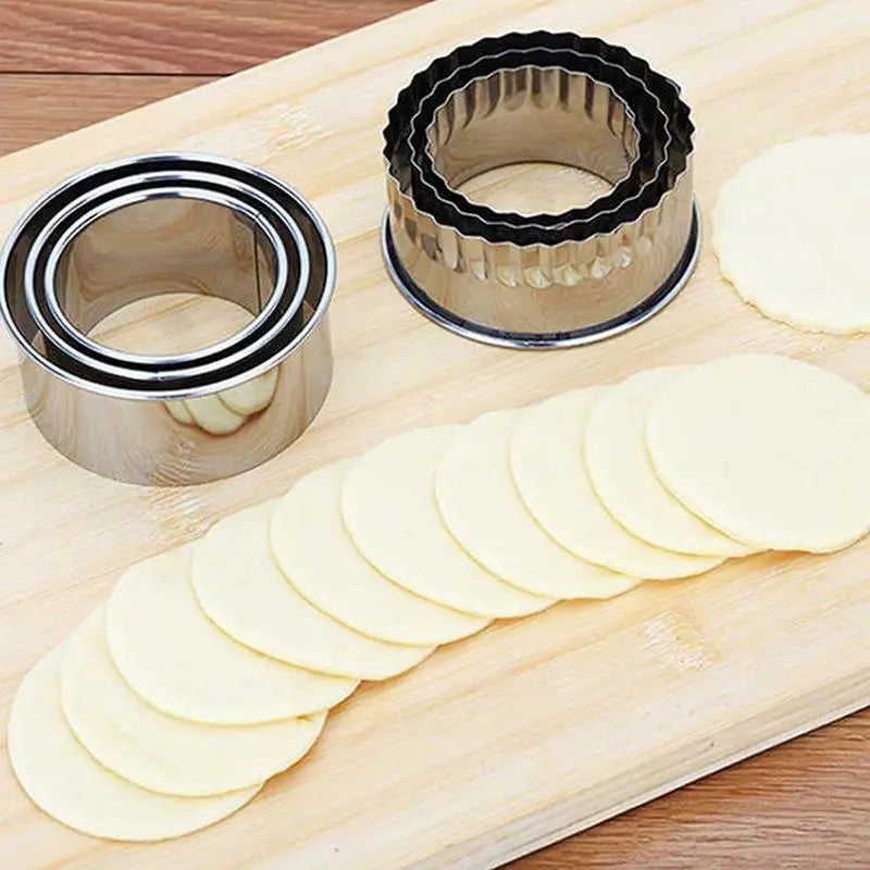 Stainless Steel Cookie & Pastry Cutter Set – DIY Baking Mold Pastry Cutter Set Qme