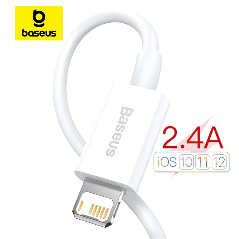 Baseus Lightning USB Cable – Fast Charging for iPhone & iPad USB Charging Cable Qst