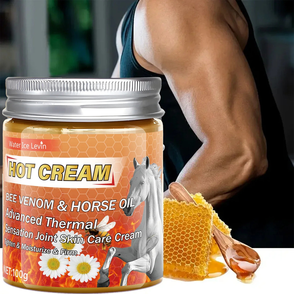 Thermal Bee Venom Horse Oil Firming & Moisturizing Body Cream Firming Body Cream Qme