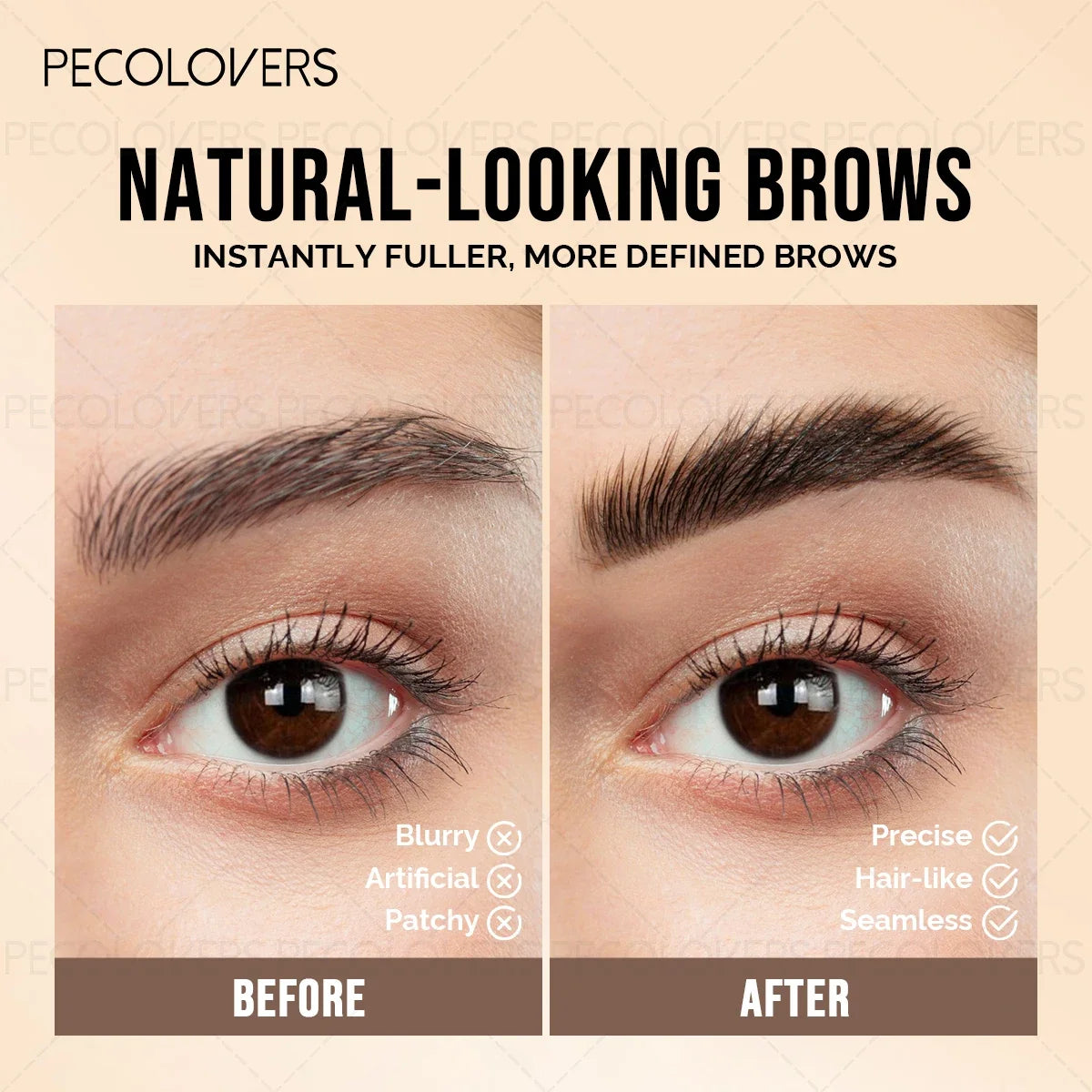 Fast-Drying Liquid Eyebrow Pencil – Four-Pronged Defined Brows Liquid Eyebrow Pencil Qme