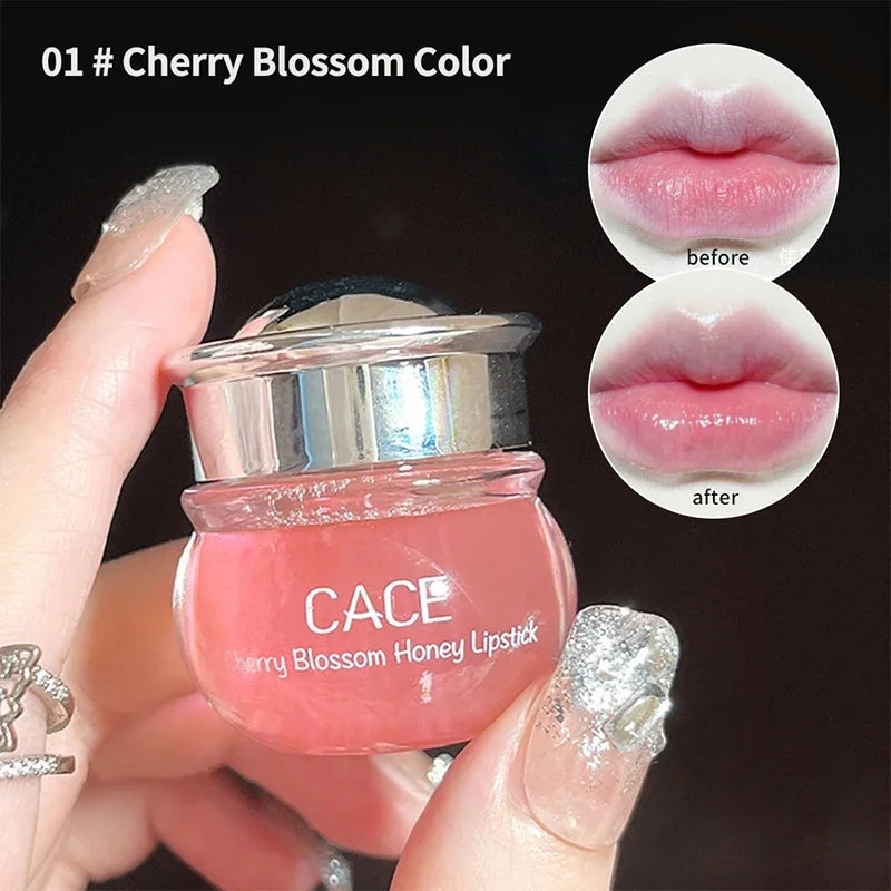 CACE Cherry Blossom Honey Lip Balm – Hydrating & Plumping Lip Balm Qme