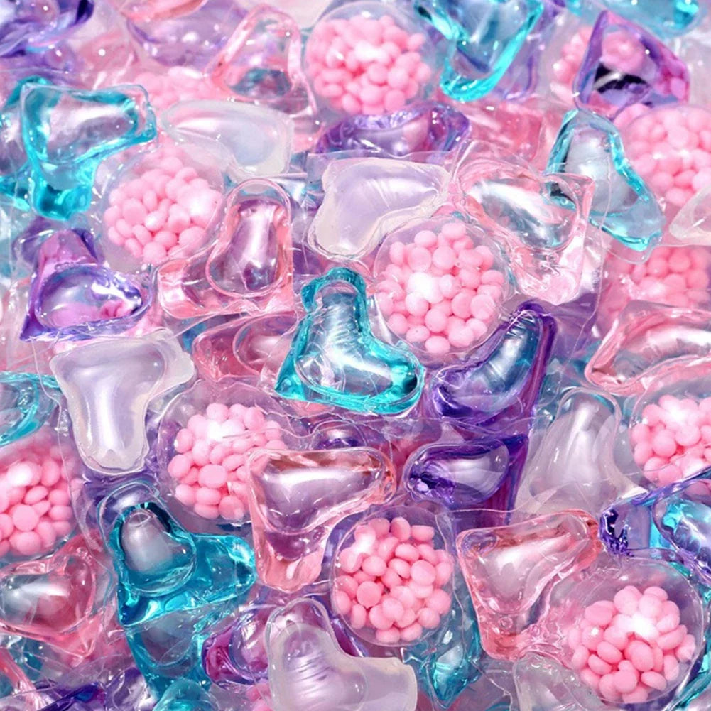 50-Pack 5-in-1 Laundry Detergent Liquid Capsule Pods Laundry Detergent Pods Qme