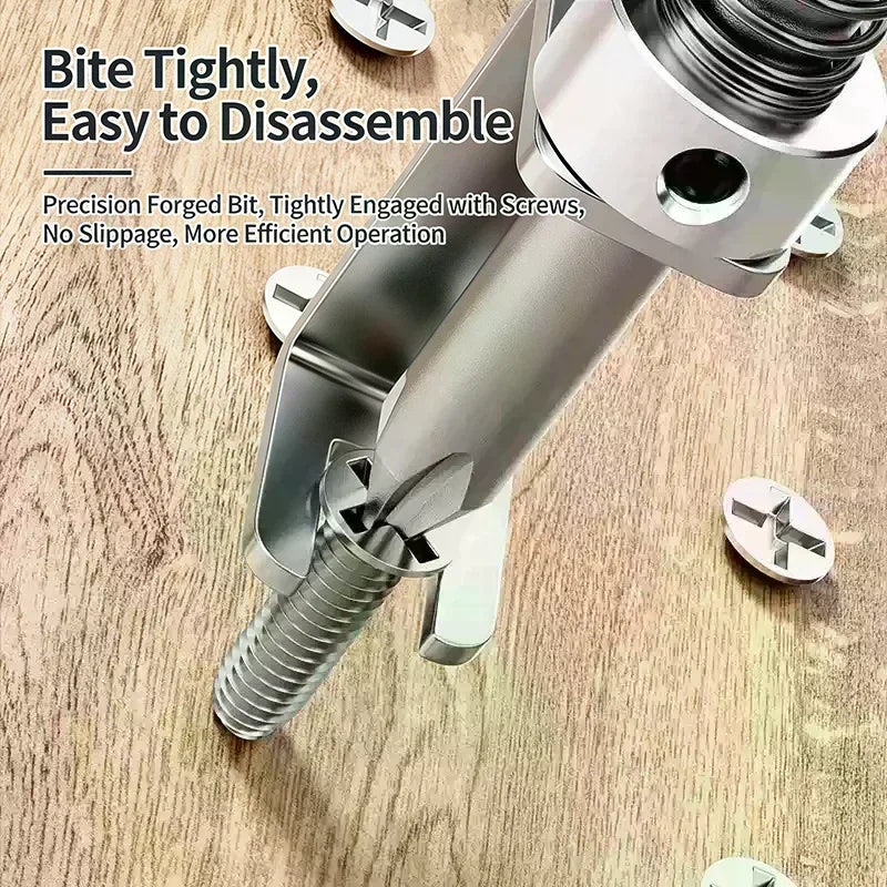 Screw Holder Drill Bit Anti-Drop Fixing Clamp | DIY Tool Drill Bit Accessory Qme