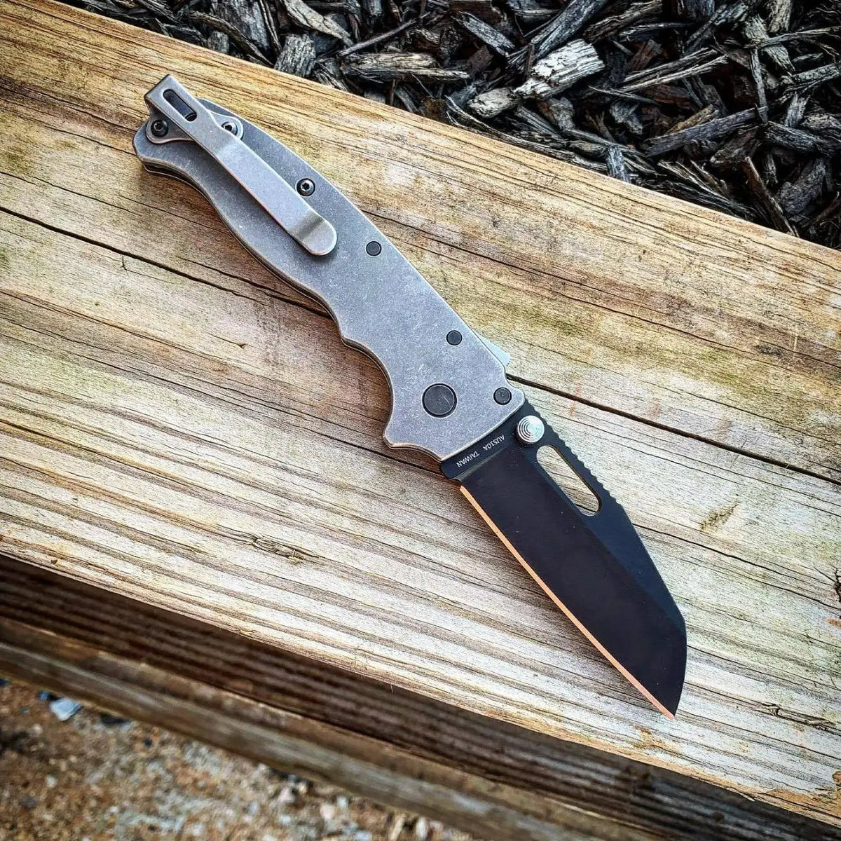 Titanium Deep Carry Pocket Clip for Demko AD20 / AD20.5 Knife Pocket Clip Qst