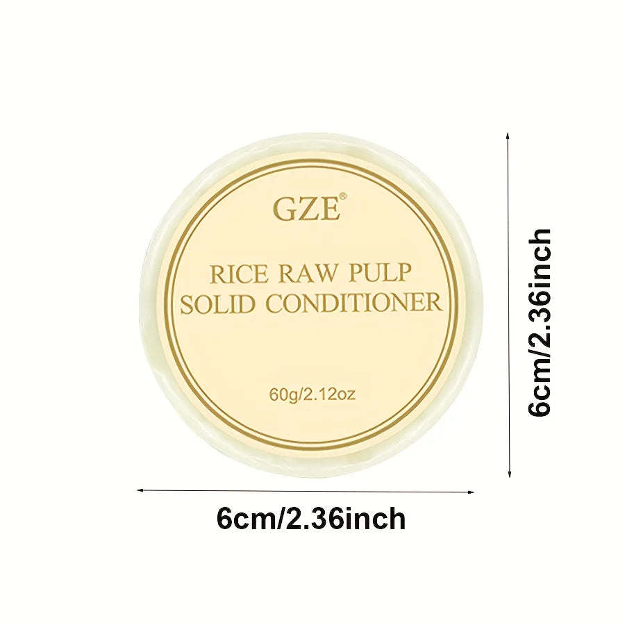 GZE Rice Water Shampoo Bar & Solid Conditioner for Hair Solid Shampoo Bar Qme Rice Conditioner Bar
