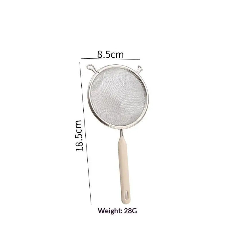 Stainless Steel Fine Mesh Strainer with Plastic Handle Fine Mesh Strainer Qme M