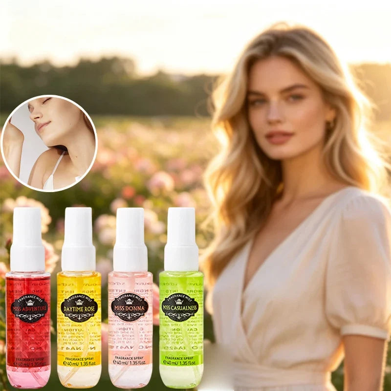 4-Piece Alcohol-Free Unisex Fragrance Spray Set | EDC Gift Fragrance Spray Set Qme 4PCS