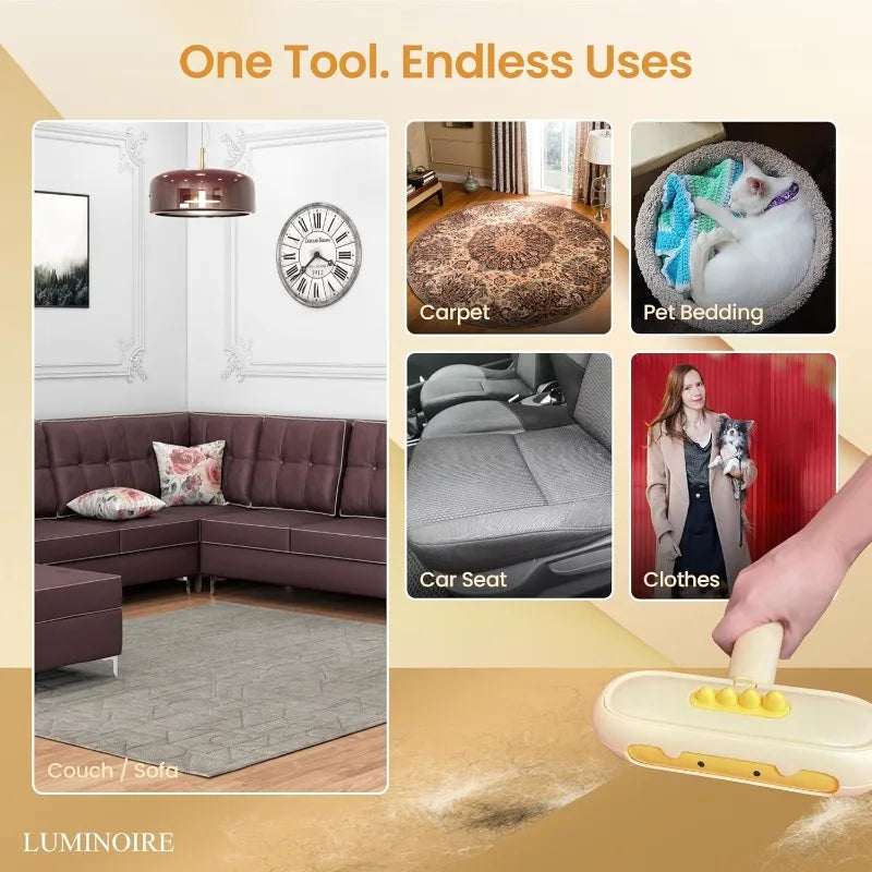 Reusable Pet Hair Remover – Furniture, Sofas & Carpets Pet Hair Remover Qme