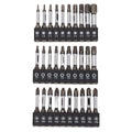 30-Pc Impact Screwdriver Bit Set | D2 Steel Magnetic Hex Shank Screwdriver Bit Set Qme 30Pcs