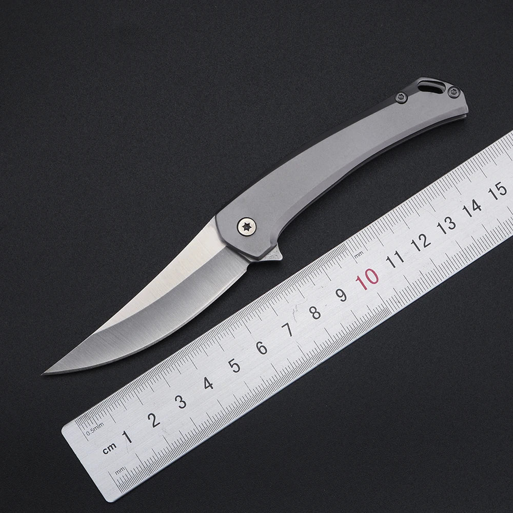 XUANFENG Mini Folding Pocket Knife – D2 Steel Keychain EDC Folding Pocket Knife Qst
