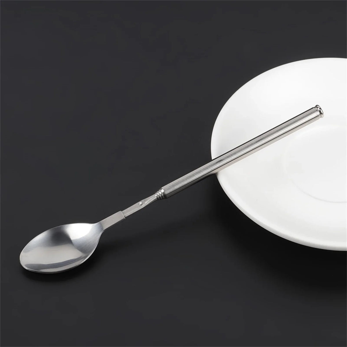 Telescopic BBQ Spoon & Fork Set – Extendable Stainless Steel BBQ Utensil Set Qme