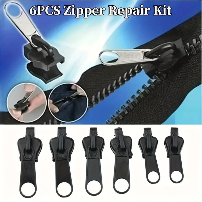 Universal Zipper Repair Kit – No-Sew Slider Replacement Zipper Repair Kit Qme
