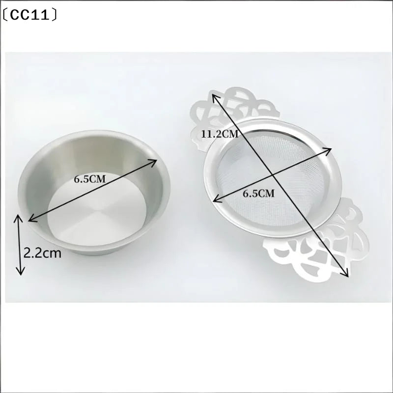 Double-Layer Fine Mesh Tea Strainer – Stainless Steel Sieve Tea Strainer Qme