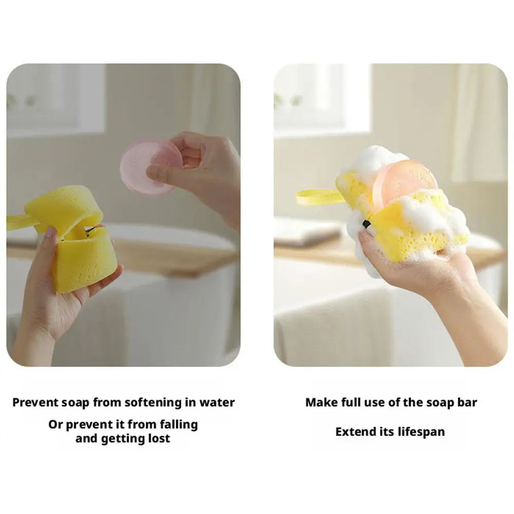 Mesh Soap Saver Bag – Hangable Bar Soap Pouch, 4 Colors Soap Saver Bag Qme