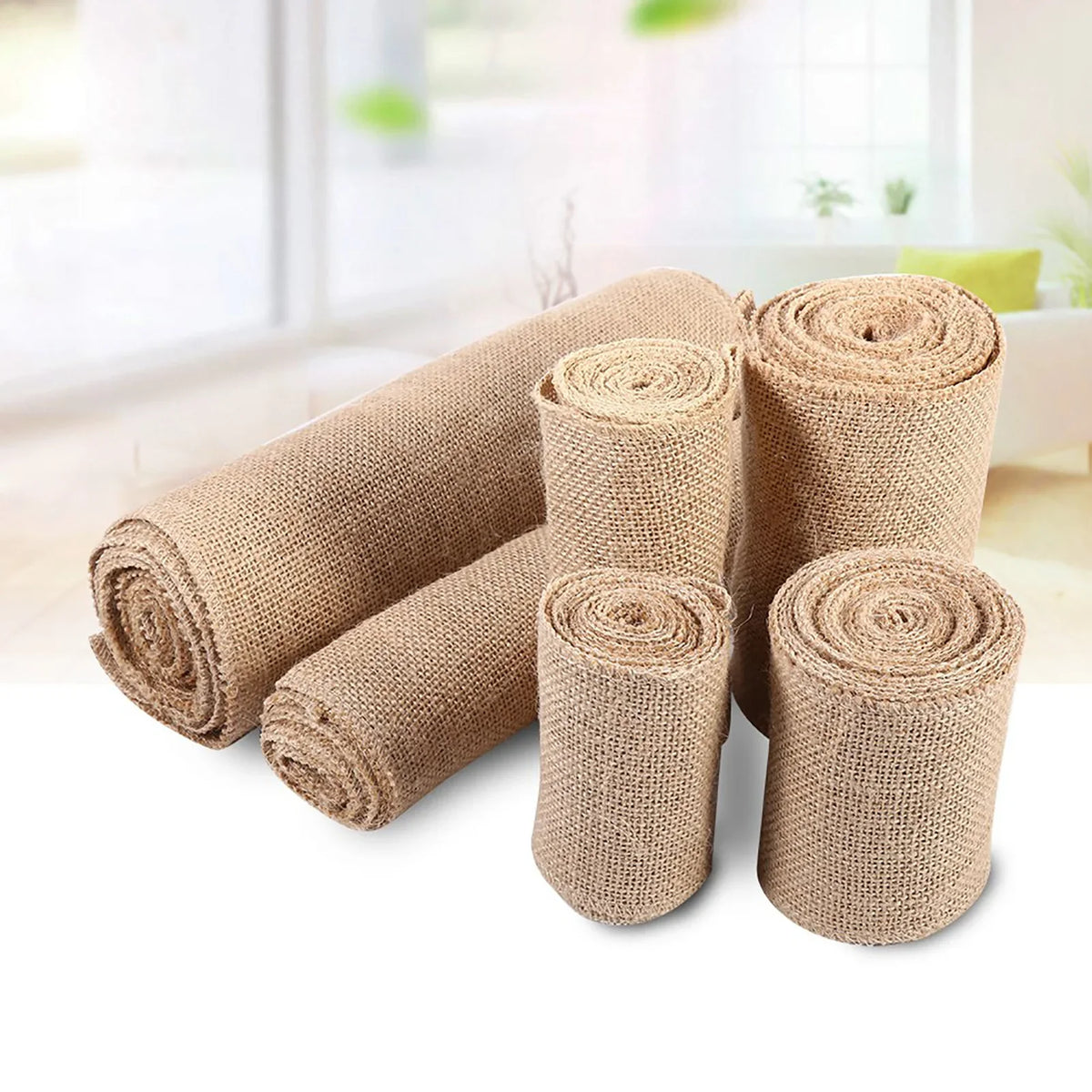 Rustic Linen Table Runner Roll – Wedding & Party Decor 10×200cm Wedding Table Runner Qme