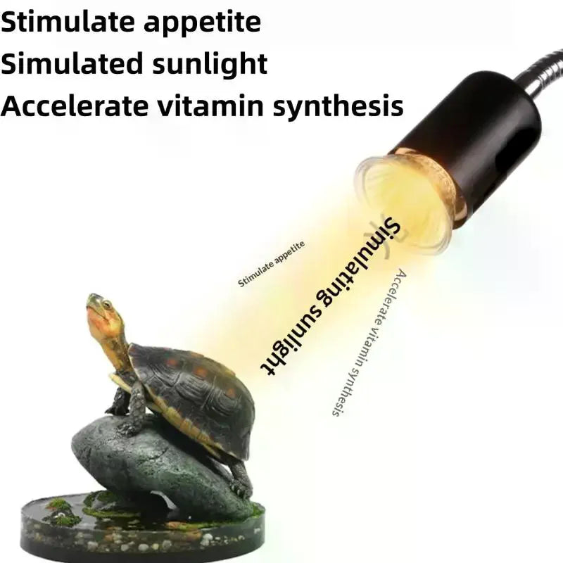 UVA UVB Reptile Basking Spot Lamp 50W 75W – Simulated Sunlight Reptile Basking Lamp Qme