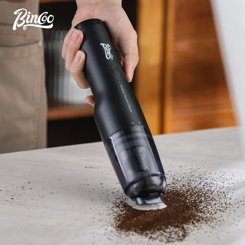 Bincoo Wireless Coffee Grounds Vacuum Cleaner | Portable 50W Coffee Vacuum Cleaner Qst