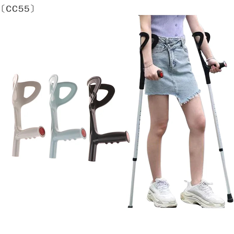 Ergonomic Elbow Cane Handle Grip Replacement – PP Plastic Cane Handle Grip Qst