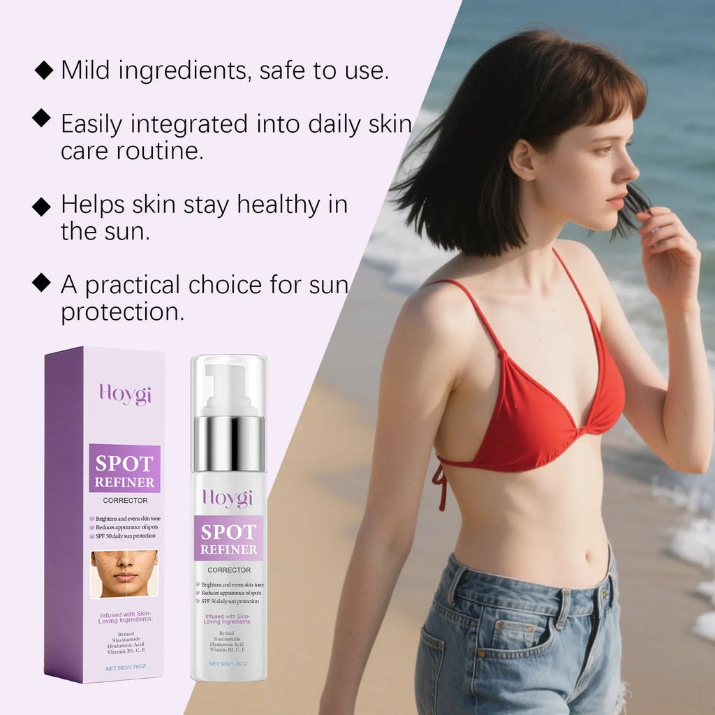 Spot Refiner Brightening Cream SPF – Dark Spot Corrector Brightening SPF Cream Qme