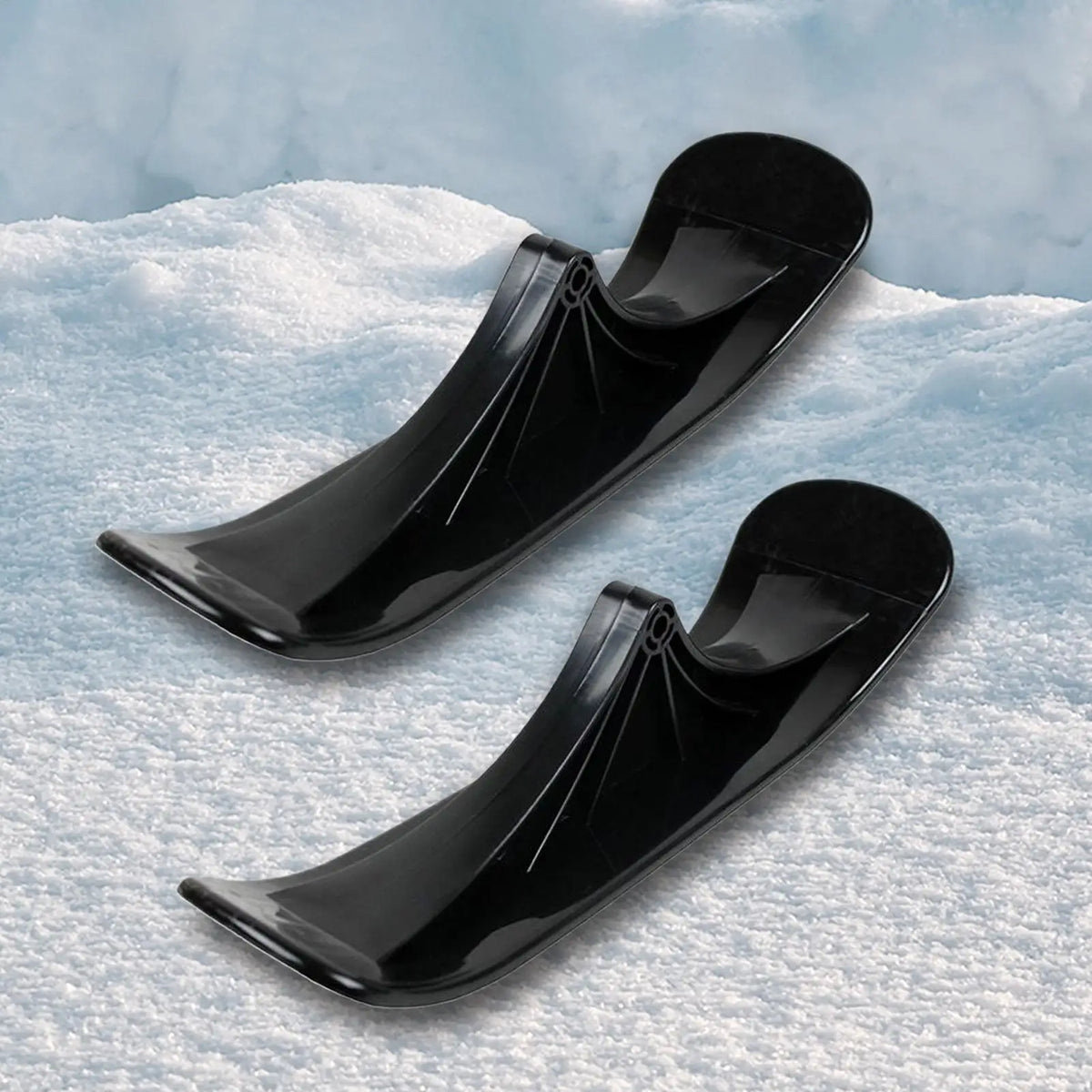 Ski Skate Board Conversion Kit – Lightweight Winter Sled Pair Ski Sled Conversion Kit Qme