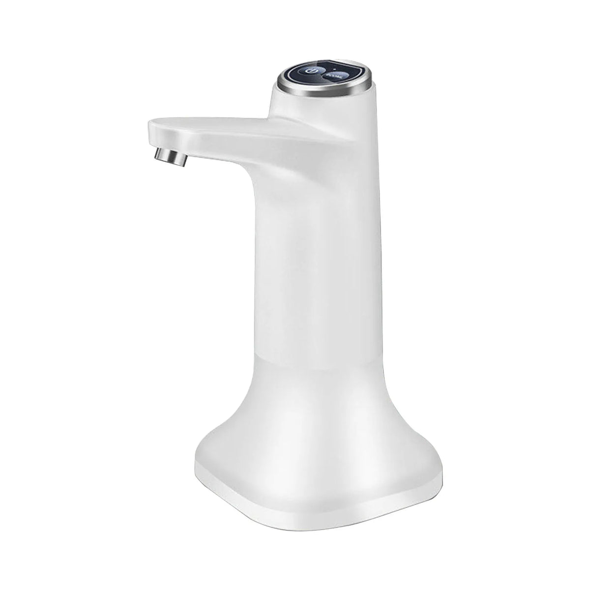 USB Rechargeable Electric Water Bottle Dispenser Pump Water Bottle Pump Qme WHITE
