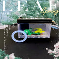 Chinese Style Natural Glass Ring – Ancient Texture Couple Ring Fashion Glass Ring Qme 1 piece