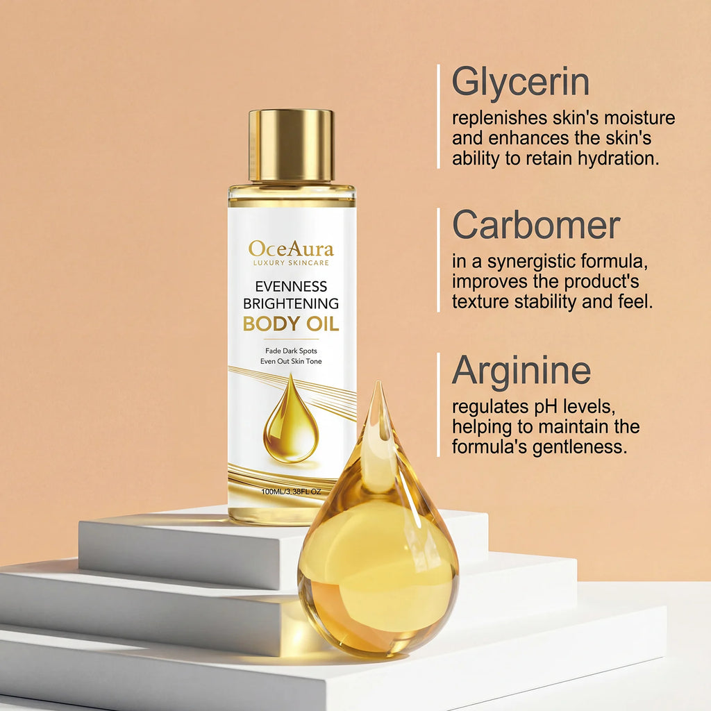 OceAura Vitamin E & Aloe Vera Moisturizing Body Oil 100ml Body Oil Qst