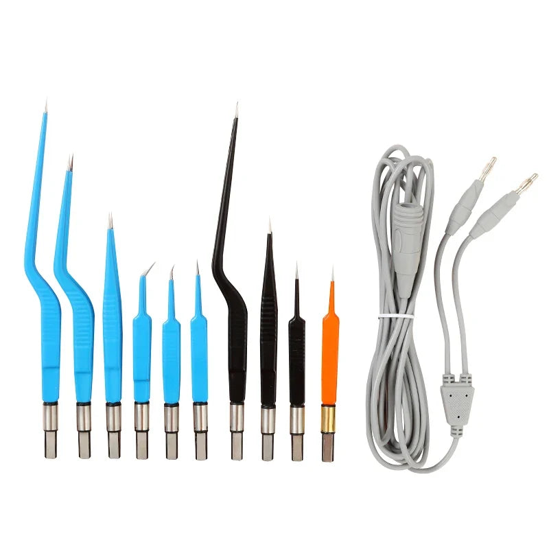 Bipolar Coagulation Tweezers Connection Cable – Universal Fit Electrosurgical Cable Qme