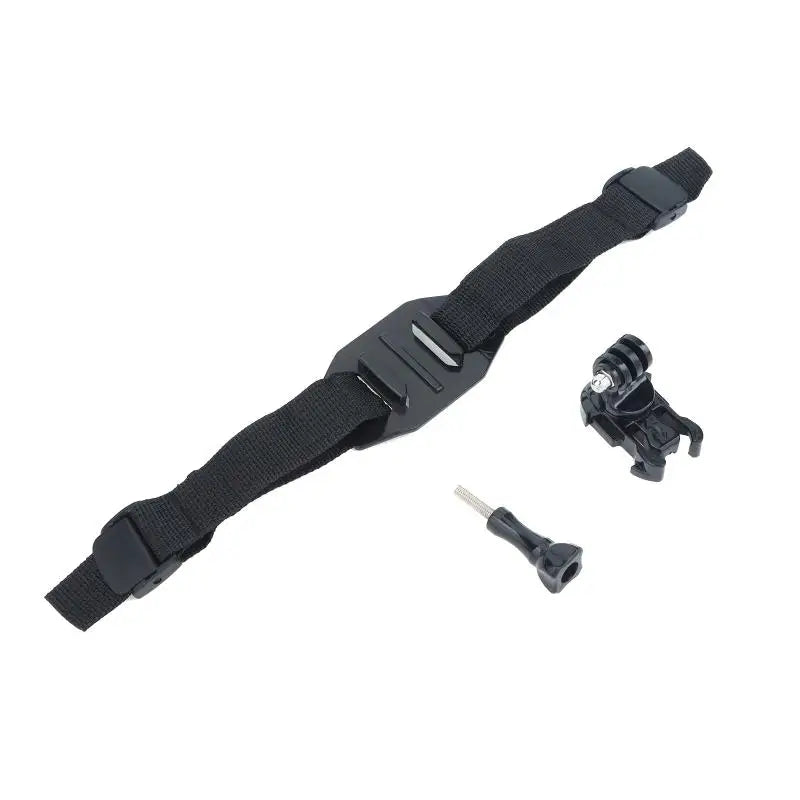 Helmet Strap Mount for Action Camera – First-Person View Belt Action Camera Mount Qme set1
