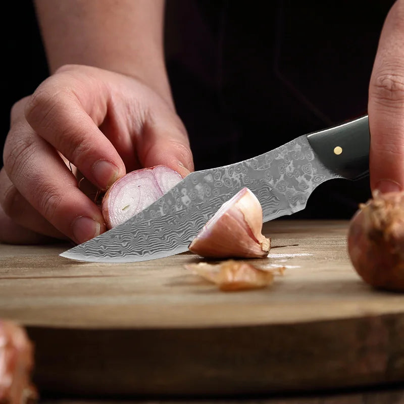 InLeung Damascus VG10 Chef Knife – Hand Forged Japanese Kitchen Damascus Chef Knife Qst