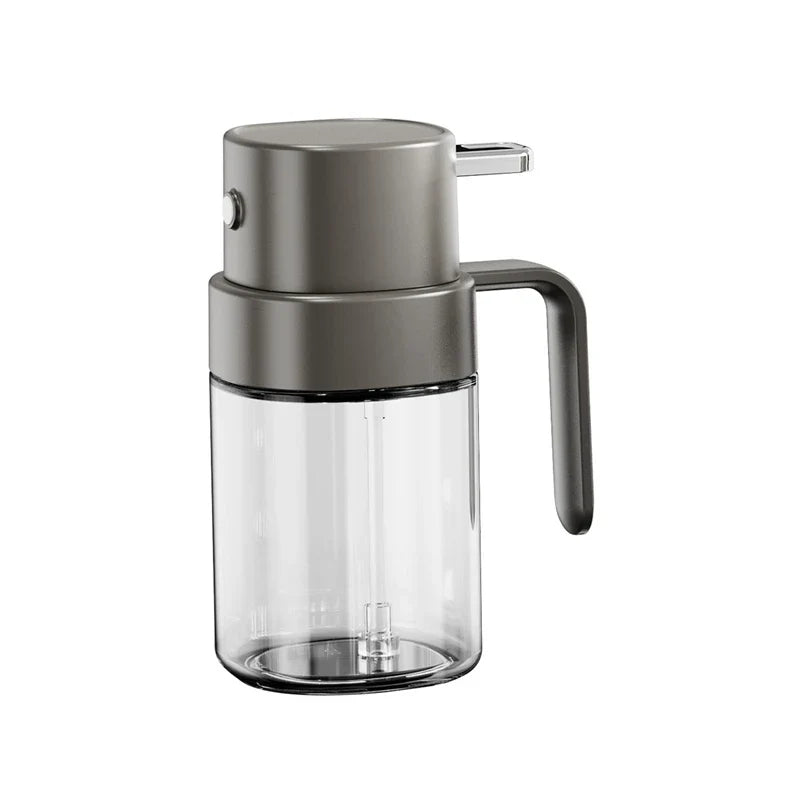 Glass Oil Sprayer Bottle 200ml – Fine Mist Press Dispenser Oil Mister Sprayer Qme 200ml Gray