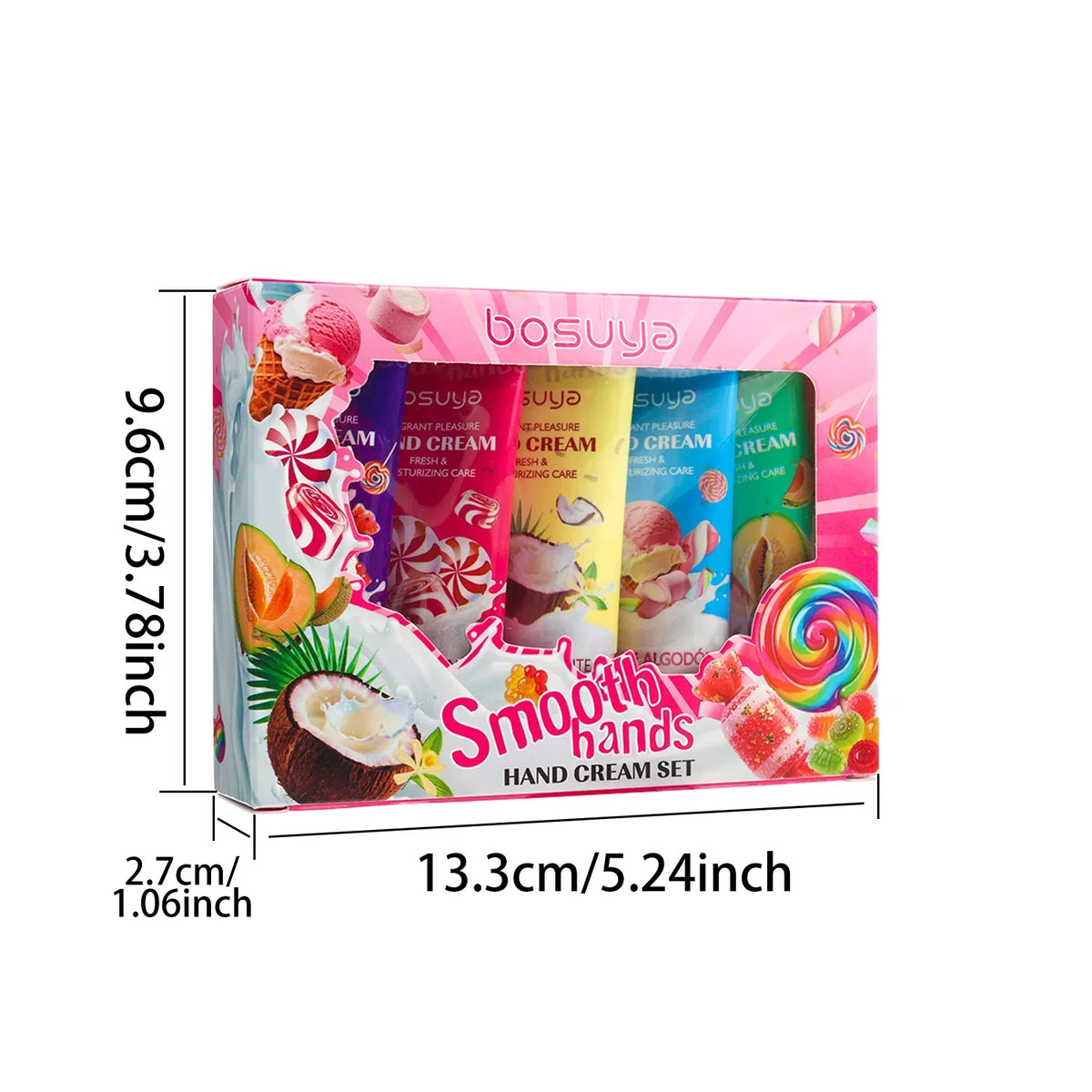 5-Piece Tender Smooth Hand Cream Set – Moisturizing & Hydrating Hand Cream Set Qme