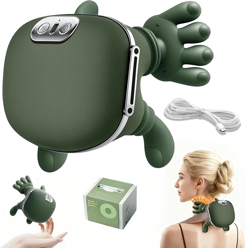 Windaily 4D Wireless Neck & Shoulder Massager – Kneading Shawl Neck Shoulder Massager Qst