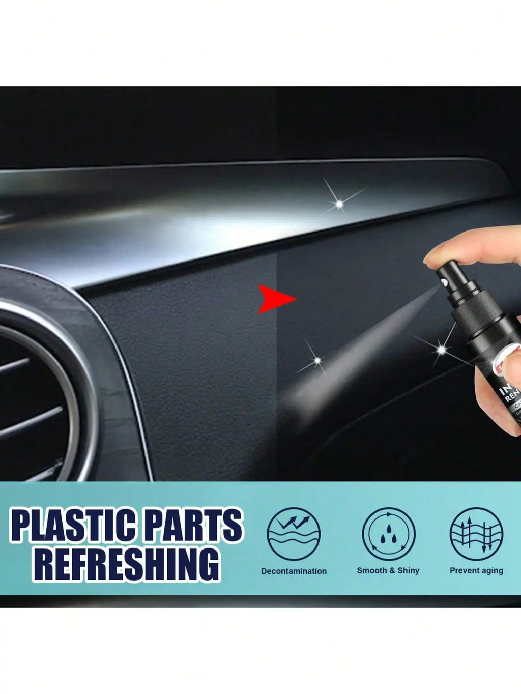 Car Dashboard Repair Spray – Interior Refurbishing & Protection Car Interior Spray Qme