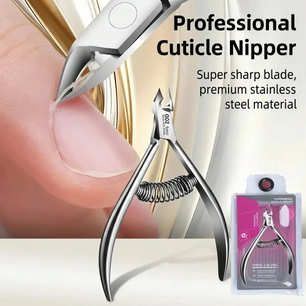 Professional Sharp Blade Cuticle Nippers & Nail Trimmer | Qme Cuticle Nippers Qme