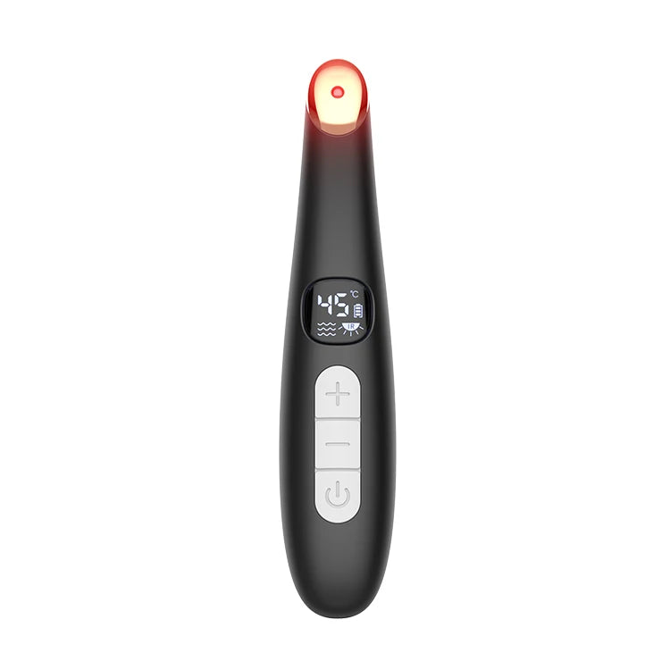 VIMYSHOW 3-in-1 Eye Lift Wand – Red Light & Vibration Eye Beauty Wand Qst black