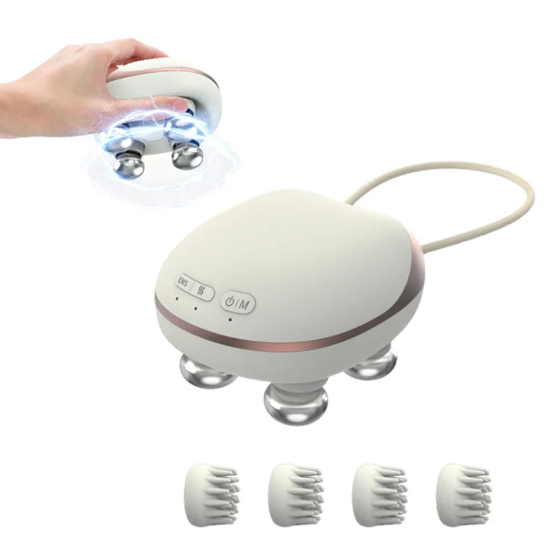 VIMYSHOW EMS Cordless Scalp Massager – IPX7 Waterproof Scalp Massager Qst