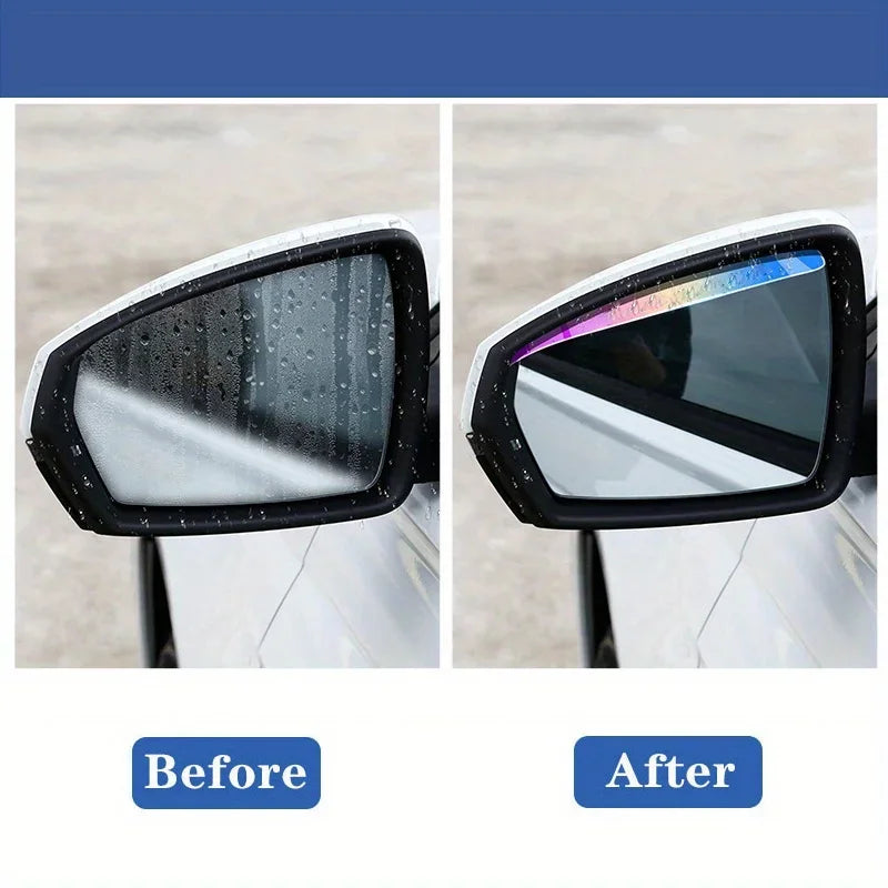 PVC Rearview Mirror Rain Cover Blades for Cars – 2pcs Car Mirror Rain Guard Qme