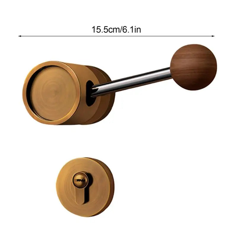 Interior Door Lock Bar – Modern Rocker Knob Mute Security Interior Door Lock Qme
