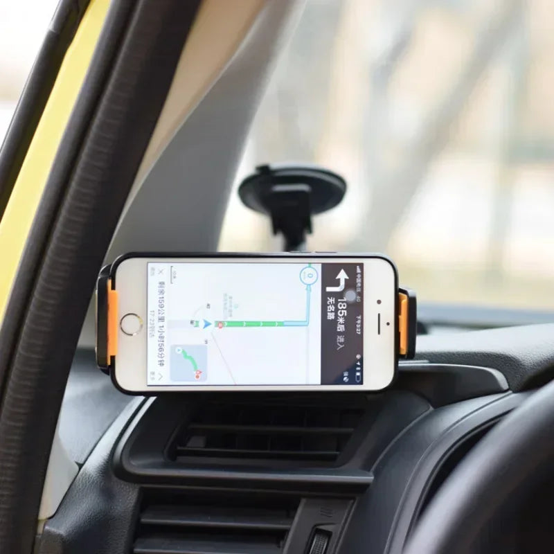 Universal Long Arm Suction Car Phone Holder | Dashboard Mount Car Phone Holder Qme