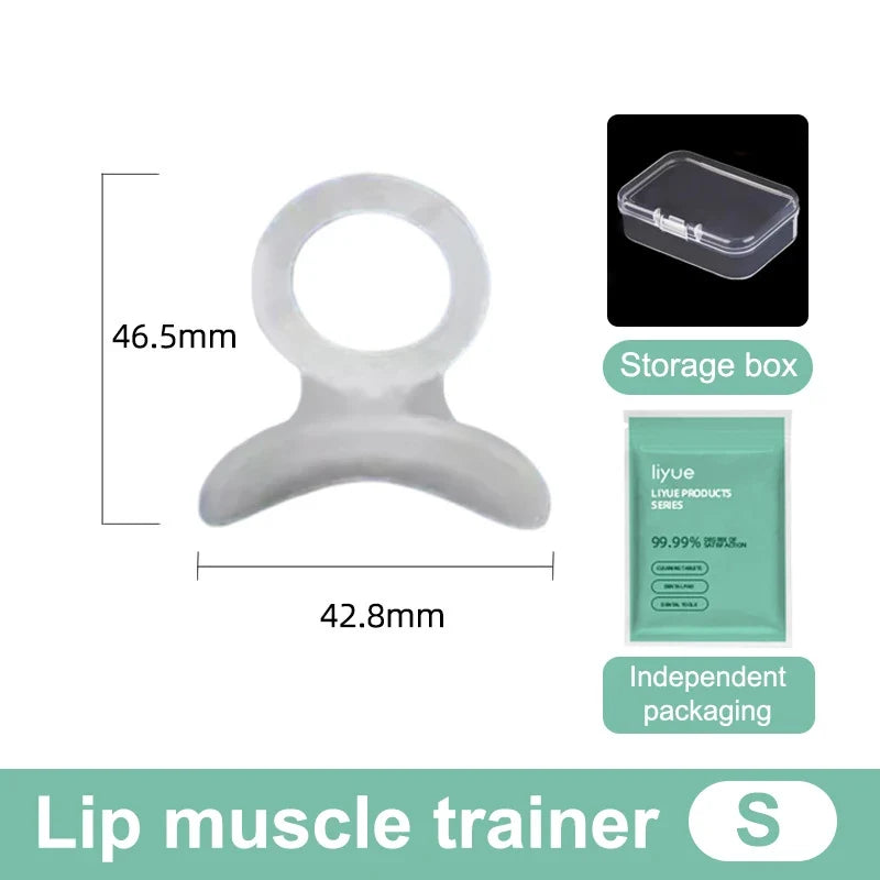 Silicone Lip Biting Corrector – BPA-Free Oral Trainer Device Oral Habit Corrector Qme Box S