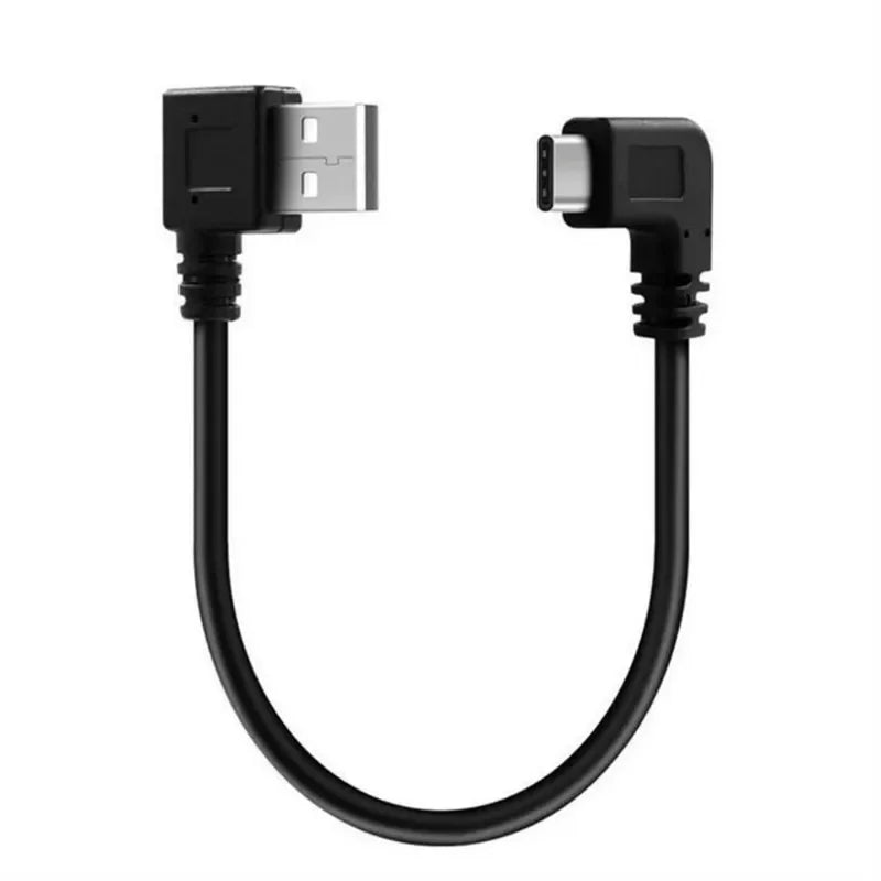 90° Angled USB-C to USB-A Connector | Left & Right Elbow Adapter USB Cable Adapter Qme
