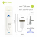 Aquapro Aquarium Air Diffuser Bubble Atomizer Stone & Check Valve Aquarium Air Diffuser Qme Air Diffuser L