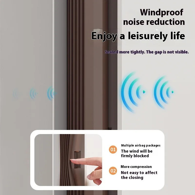 6M Tearable TPE Weather Strip | Door & Window Gap Seal Door Weather Strip Qme
