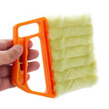 Venetian Blind Cleaning Brush | Multi-Functional Duster Tool Blind Cleaning Brush Qme YELLOW