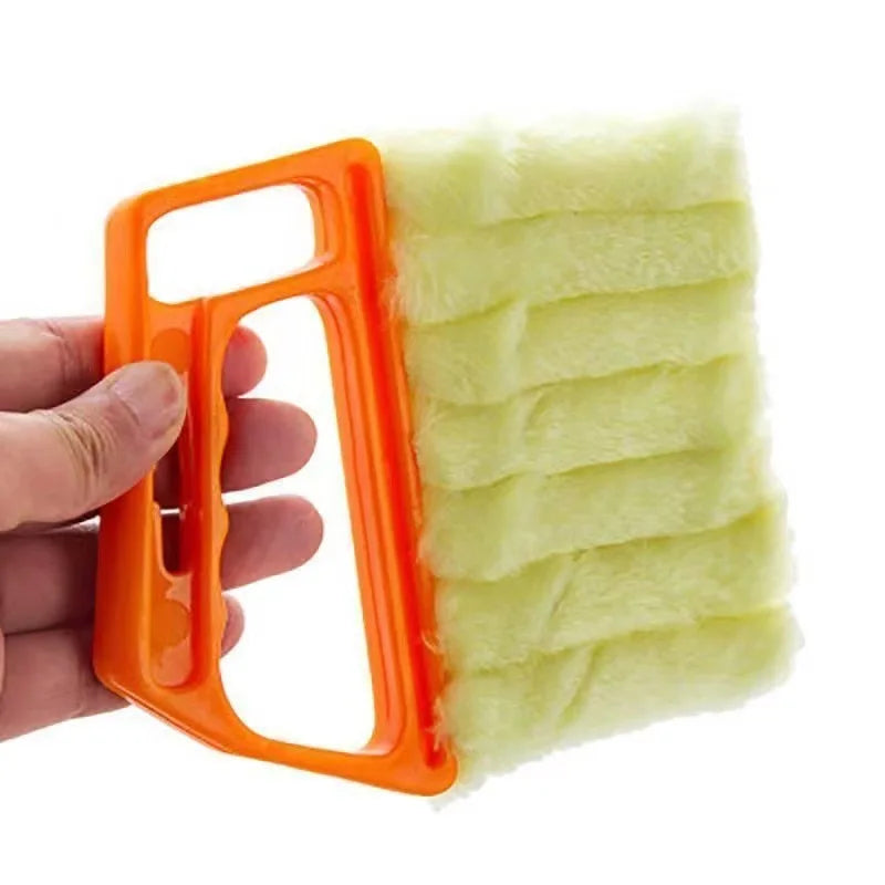 Venetian Blind Cleaning Brush | Multi-Functional Duster Tool Blind Cleaning Brush Qme YELLOW