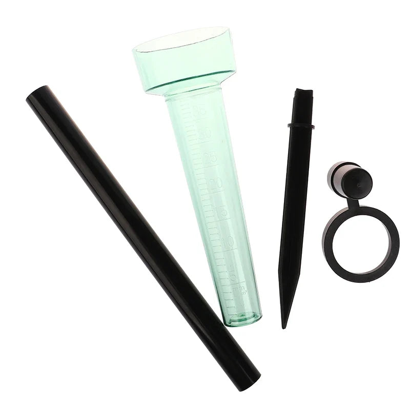 Portable Polystyrene Rain Gauge – Garden Rainfall Meter Rain Gauge Qme