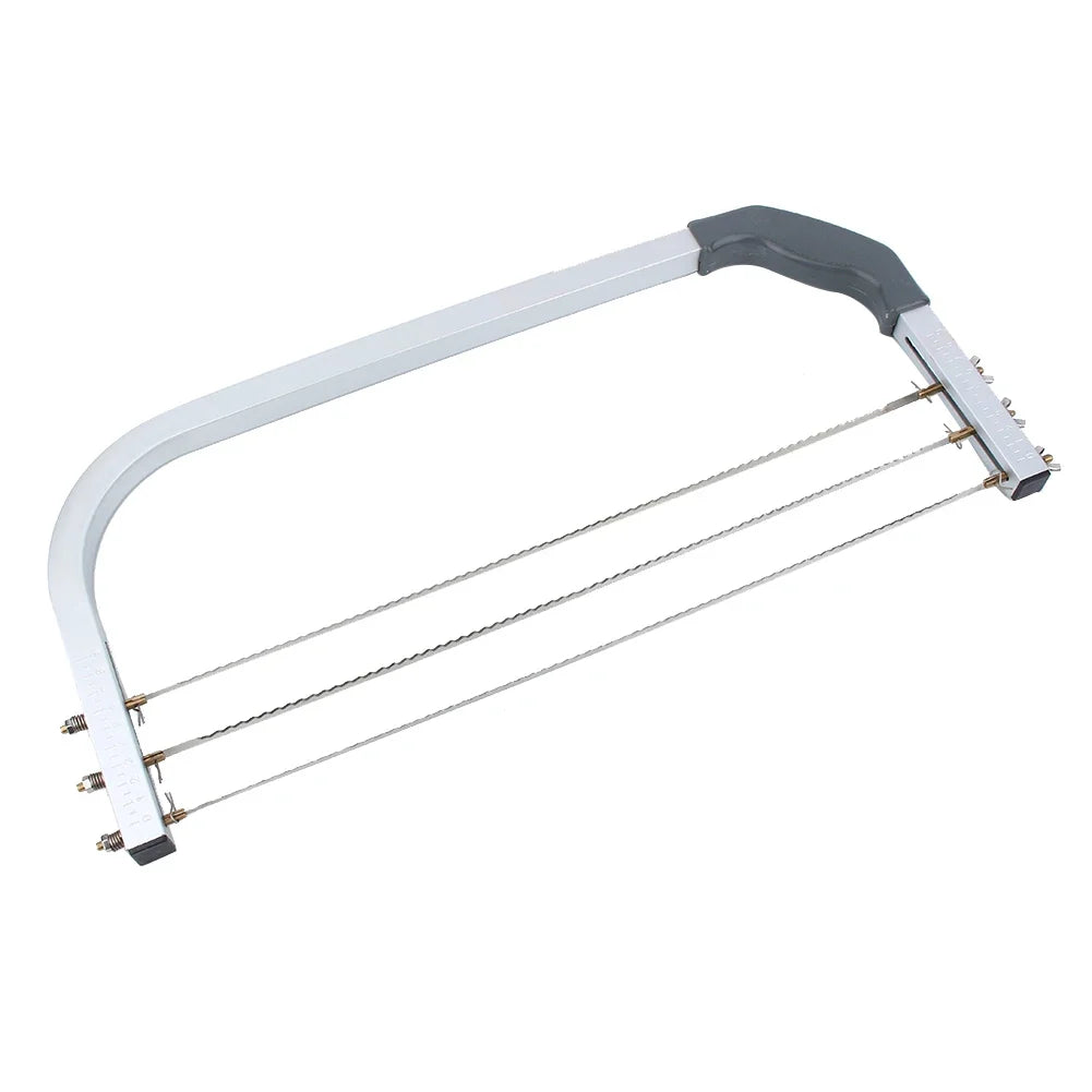 Adjustable Wire Cake Leveler & Slicer – Stainless Steel Cake Leveler Tool Qme Silver