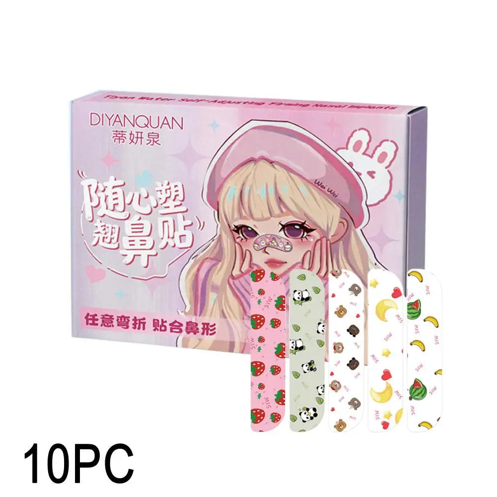 Flexible Nose Shaping Strips & Patches | Contouring Corrector Nose Shaping Strips Qme 10pcs CN